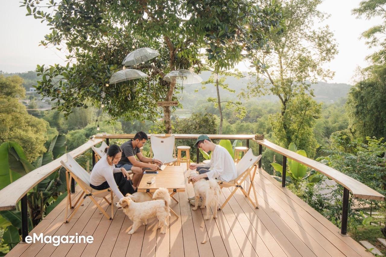 Micasa - Nha Gac Mai Tren Dinh Doi Villa Cao Bang Eksteriør billede