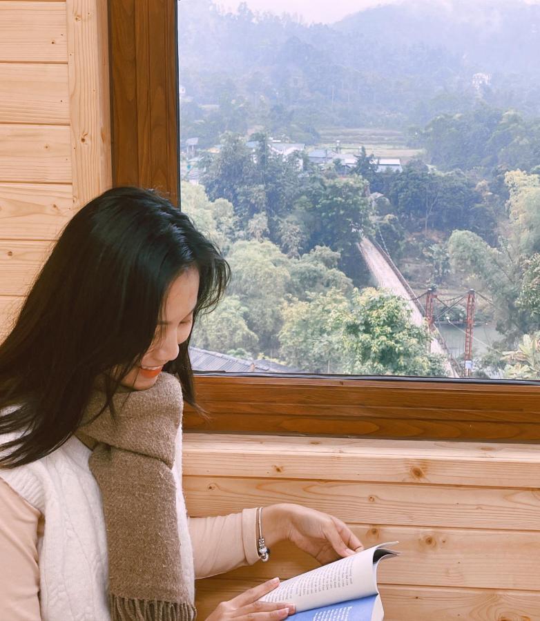 Micasa - Nha Gac Mai Tren Dinh Doi Villa Cao Bang Eksteriør billede